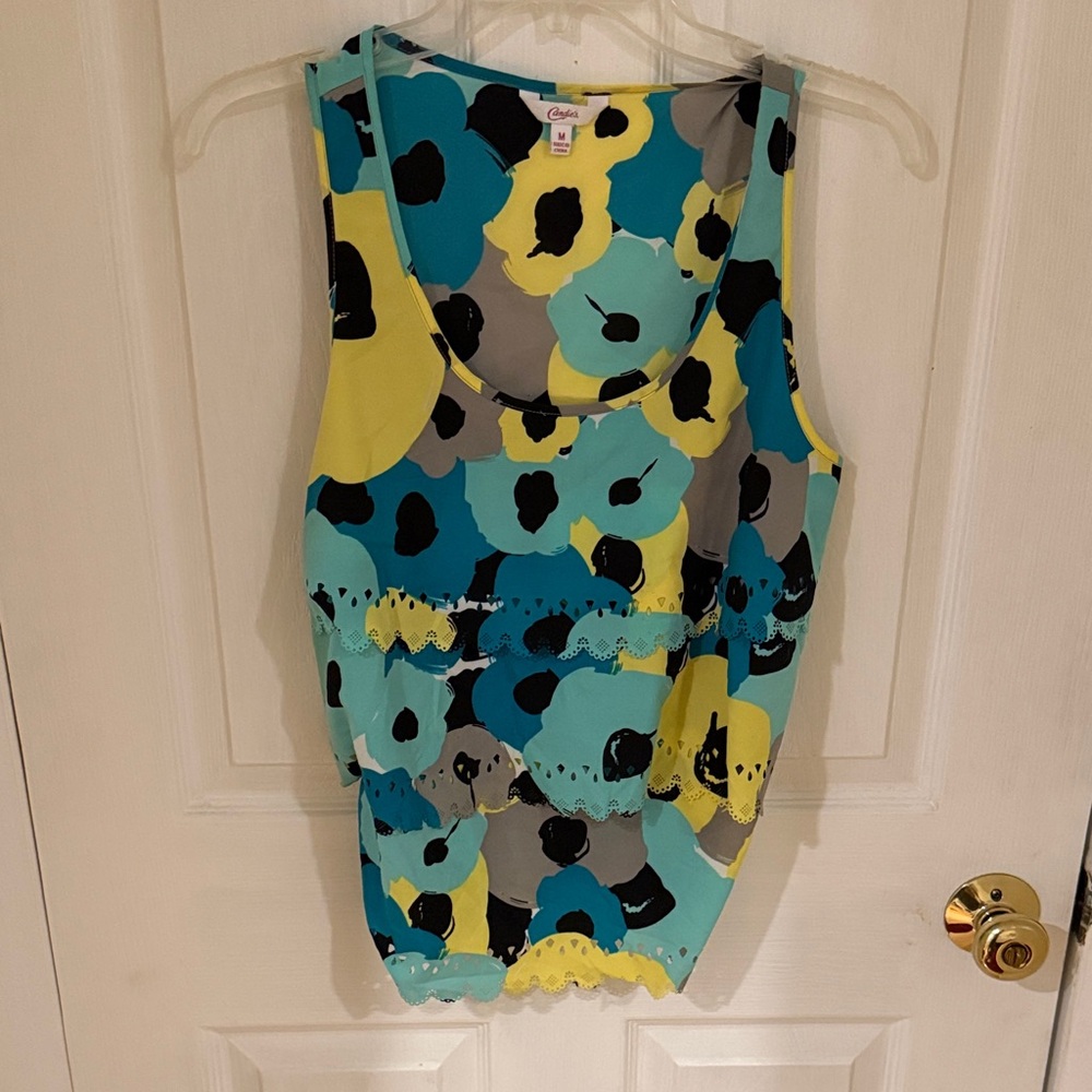 Candie's Vibrant Floral Tank Top